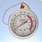 0 - 240 degree temperature gauge